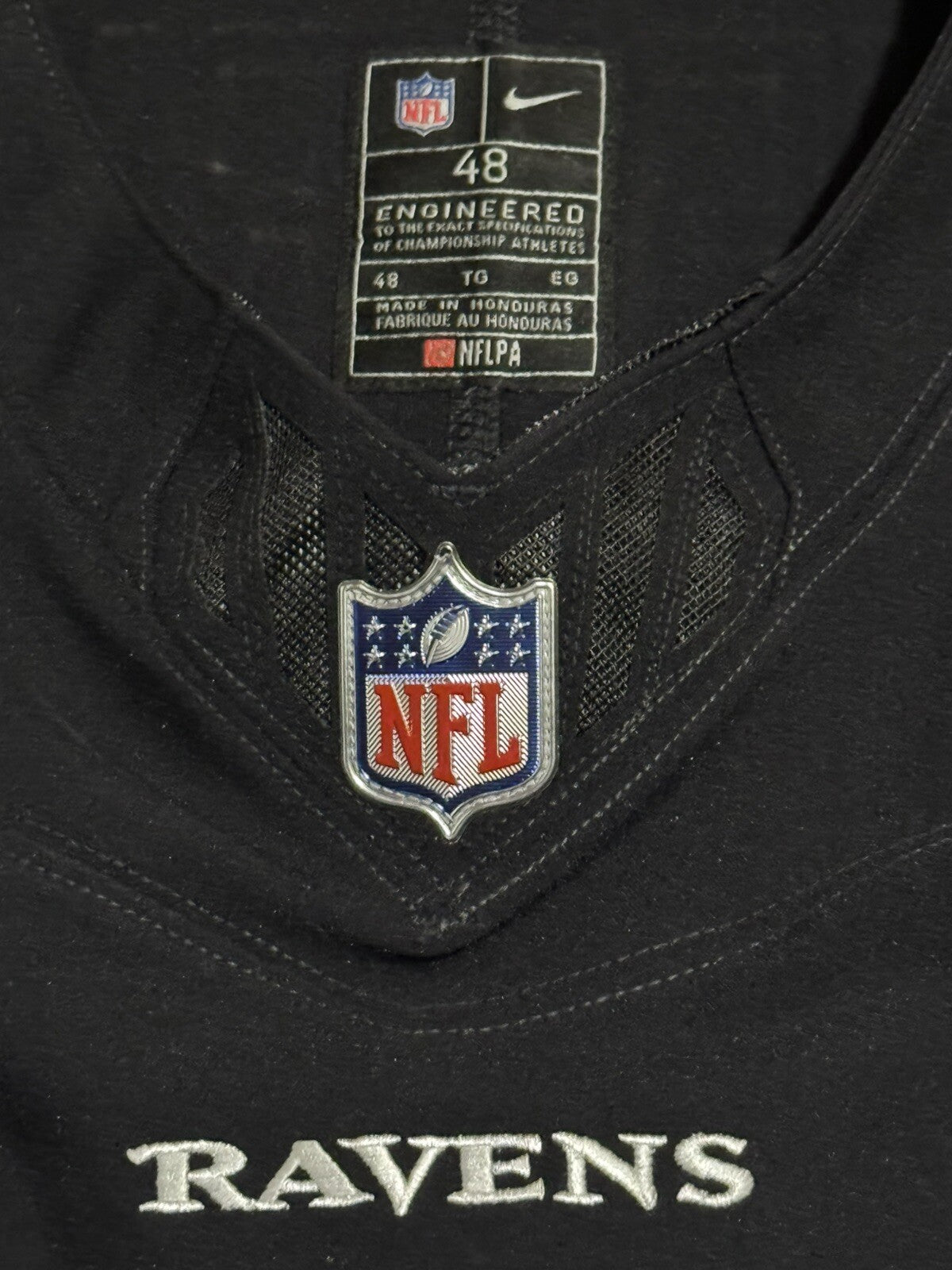 Derrick Henry Baltimore Ravens Jersey #22 Nike Vapor FUSE Elite Black Size 48 (XL) NFL