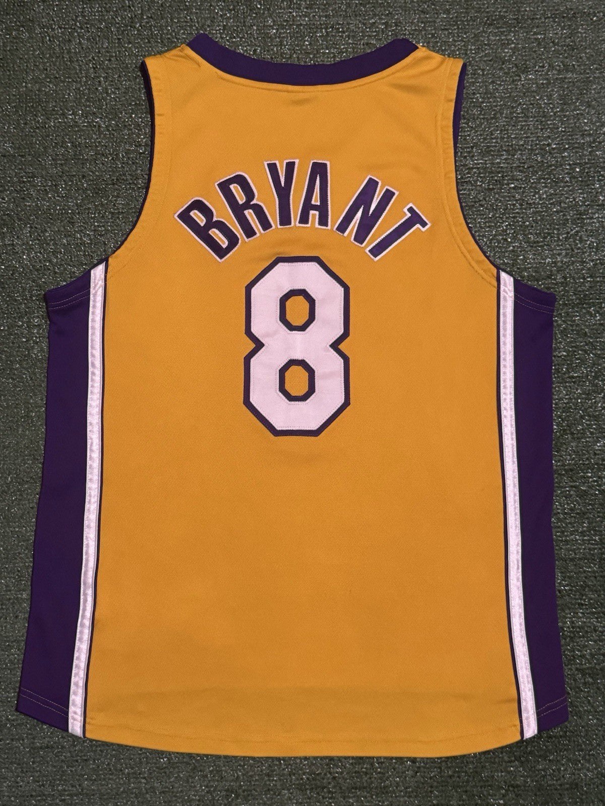 Kobe Bryant Los Angeles Lakers Jersey #8 Nike Authentic Gold Size 44 (L) NBA