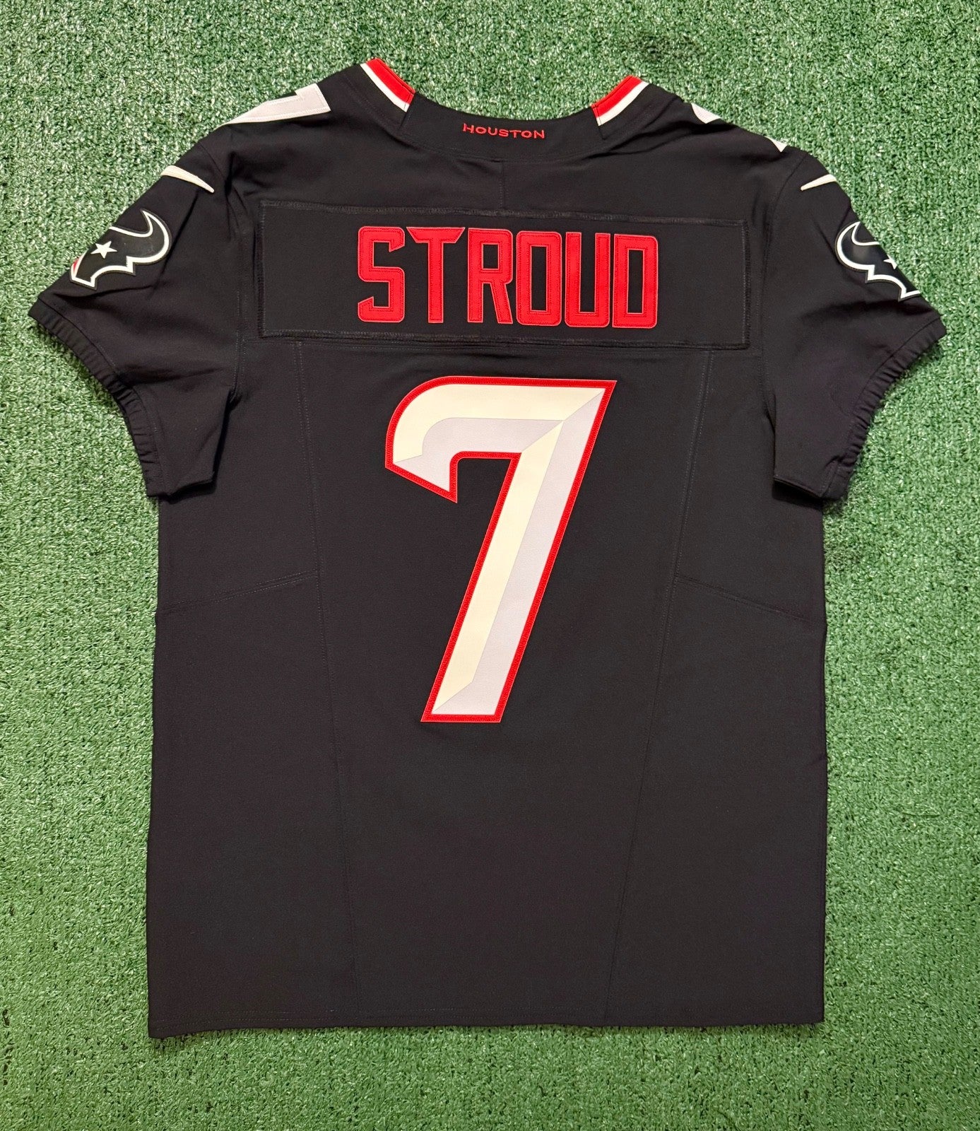 CJ Stroud Houston Texans Jersey #7 Nike Vapor Fuse Elite Navy Size 40 (M) NFL