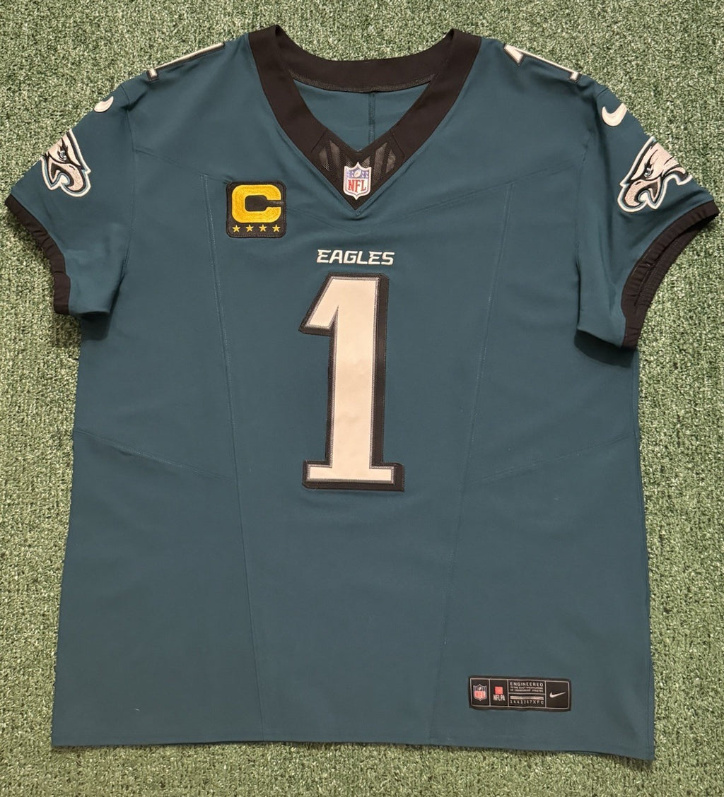 Jalen Hurts Philadelphia Eagles Jersey #1 Nike Vapor FUSE Elite Green size 48 (XL) NFL
