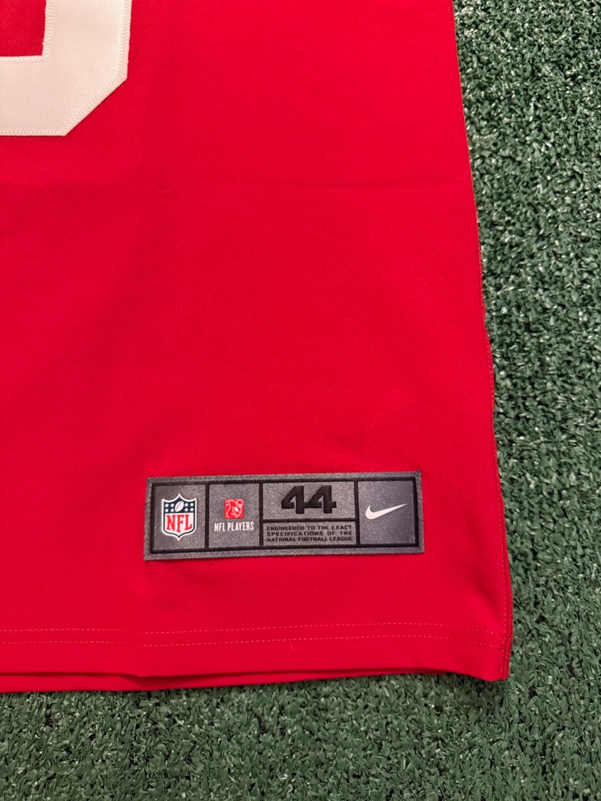 Deebo Samuel San Francisco 49ers
Jersey #19 Nike Vapor Elite red
Size 44 (Large) NFL