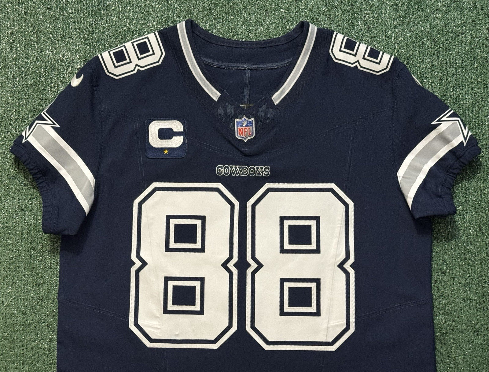 Ceedee Lamb Dallas Cowboys jersey #88 Nike Vapor FUSE Elite Navy size 44 (Large) NFL