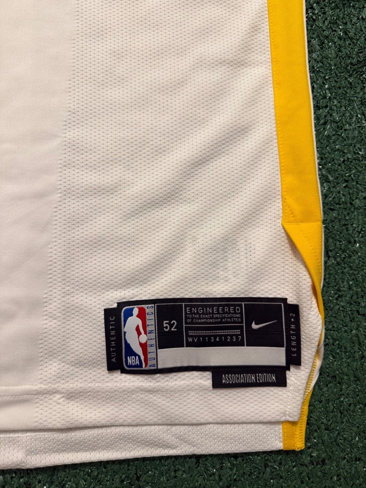 Steph Curry Golden State Warriors Jersey #30 Nike ADV Authentic White Size 52 (XL) NBA