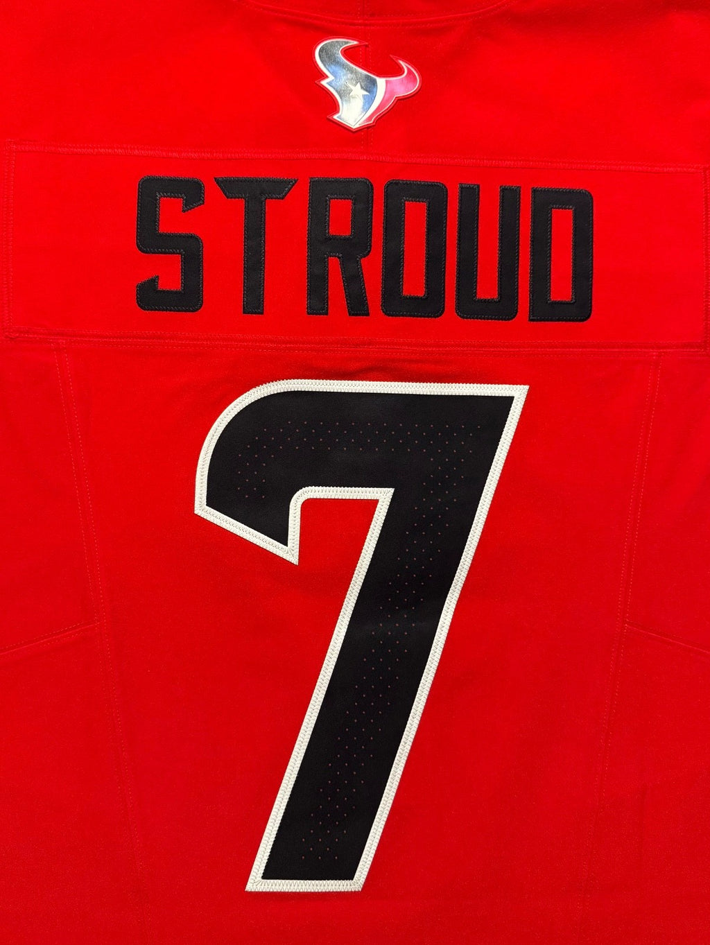 CJ Stroud Houston Texans Jersey #7 Nike Vapor Fuse Elite Red Size 44 (L) NFL