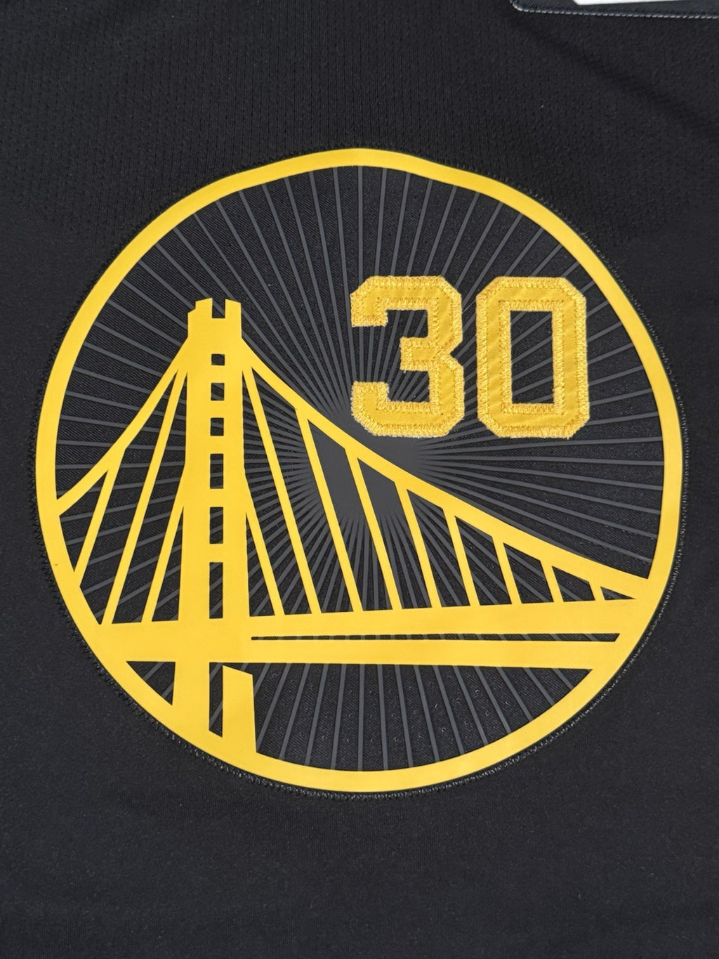 Steph Curry Golden State Warriors Jersey #30 Nike ADV Authentic Black Size 48 (L) NBA