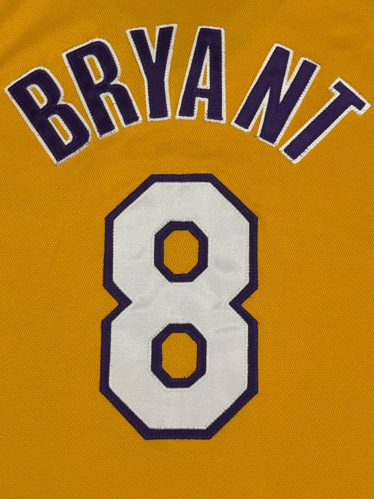 Kobe Bryant Los Angeles Lakers Jersey #8 Nike Authentic Gold Size 48 (XL) NBA