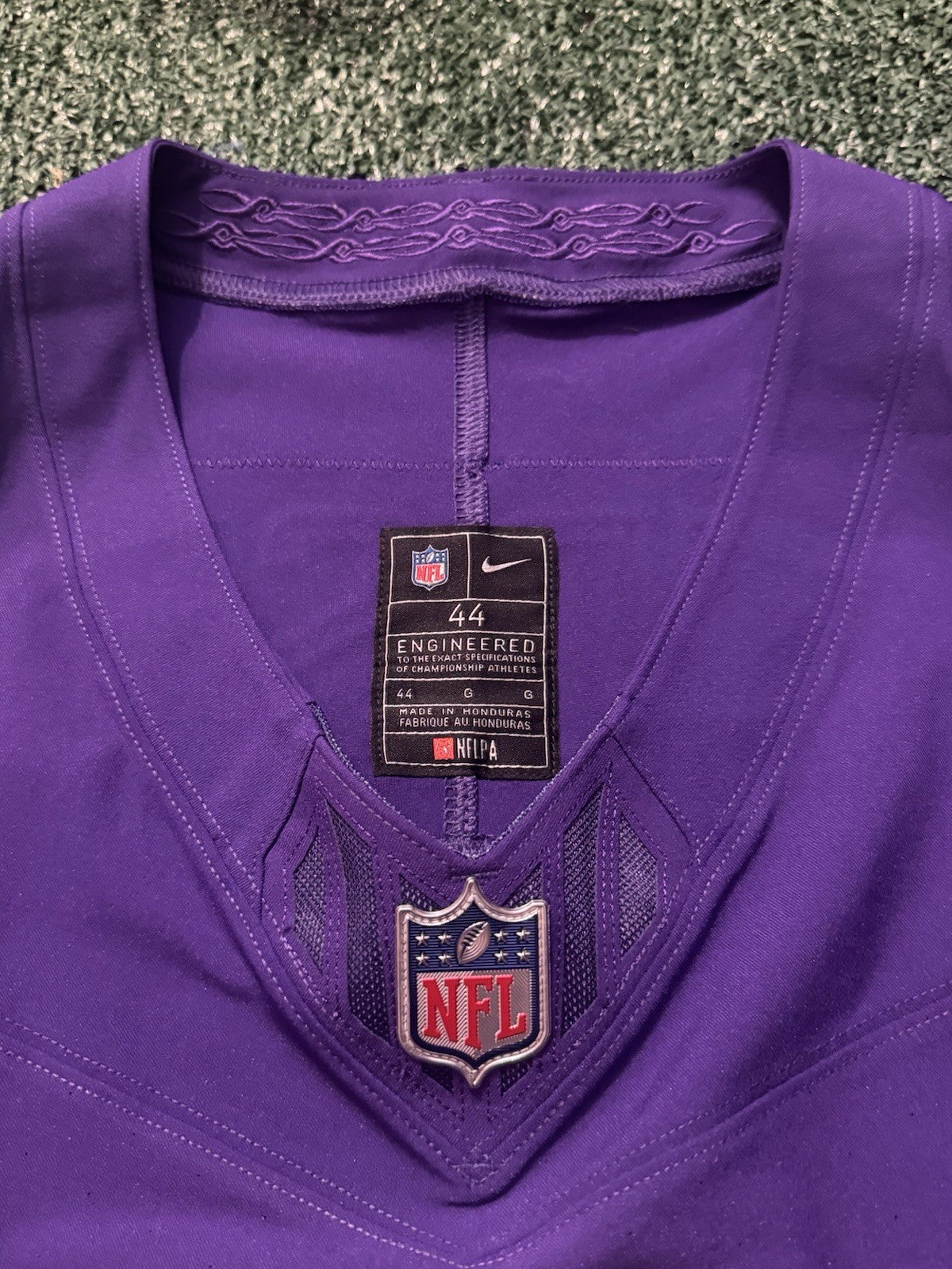 Jordan Addison Minnesota Vikings Jersey #3 Nike Vapor FUSE Elite Purple Size 44 (Large) NFL