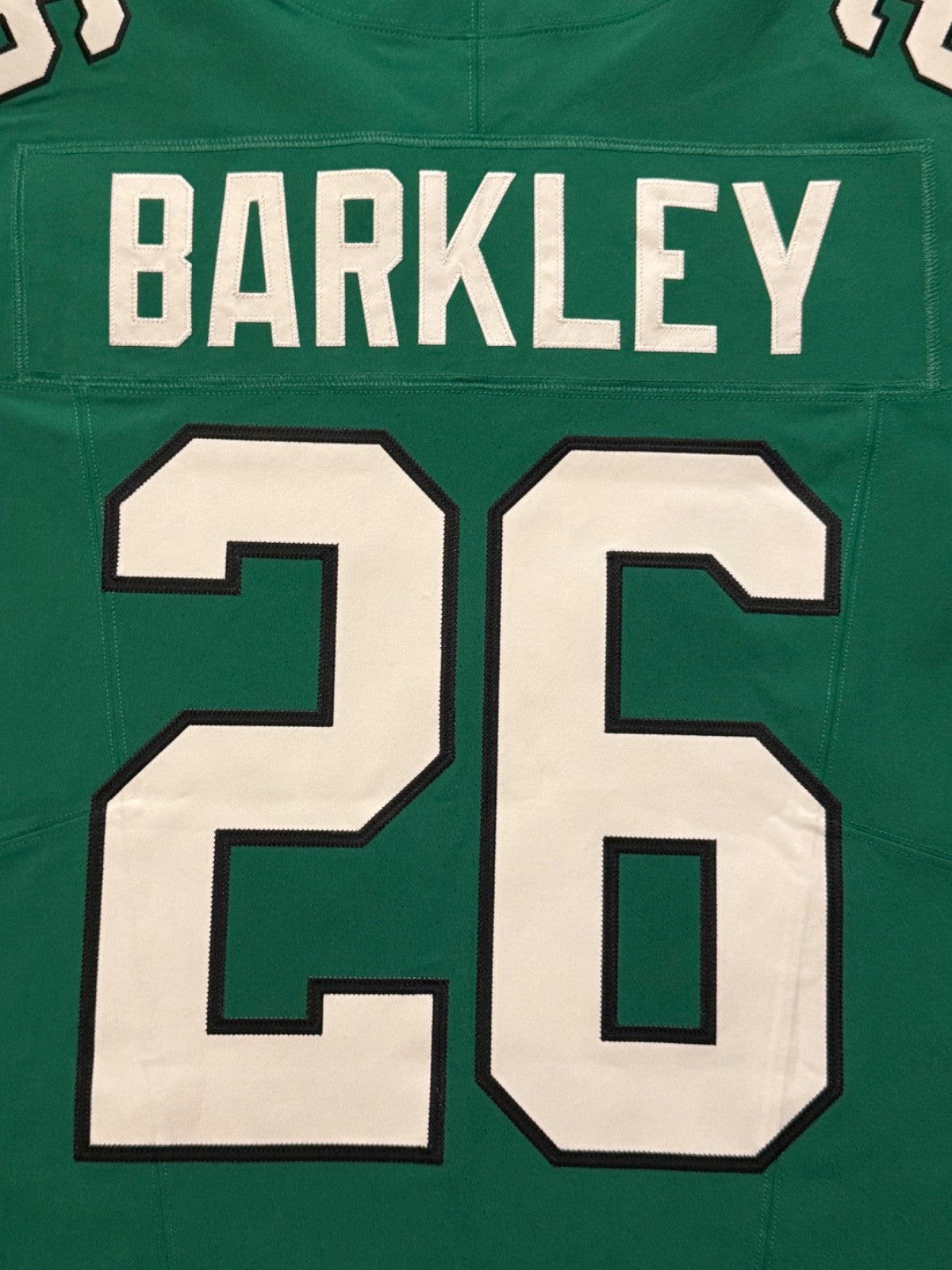 Saquon Barkley Philadelphia Eagles Jersey #26 Nike Vapor FUSE Elite Kelly Green size 48 (XL) NFL