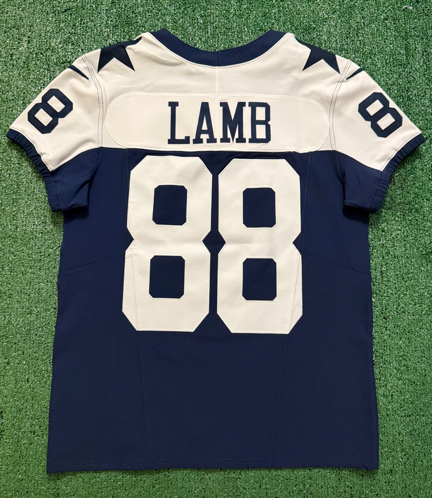 Ceedee Lamb Dallas Cowboys jersey #88 Nike Vapor FUSE Elite Navy size 40 (Medium) NFL
