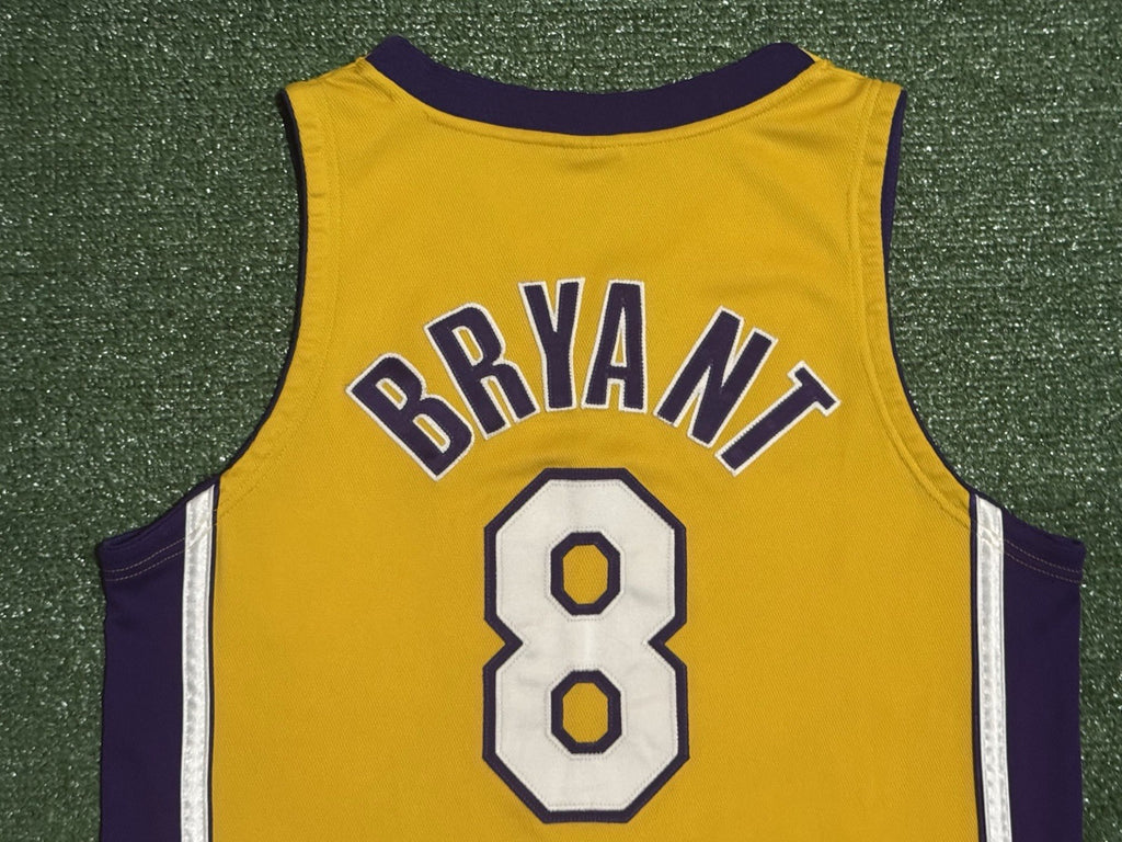 Kobe Bryant Los Angeles Lakers Jersey #8 Nike Authentic Gold Size 44 (L) NBA