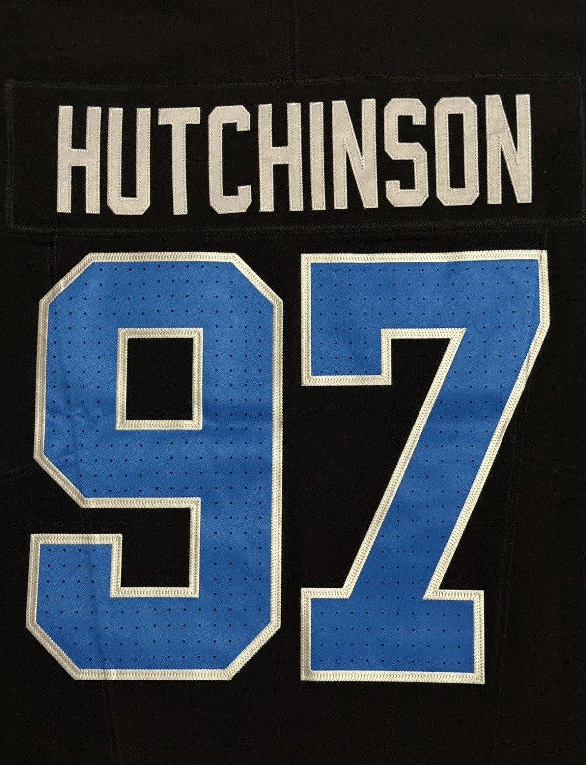 Aidan Hutchinson Detroit Lions Jersey #97 Nike Vapor FUSE Elite Black size 48 (XL) NFL