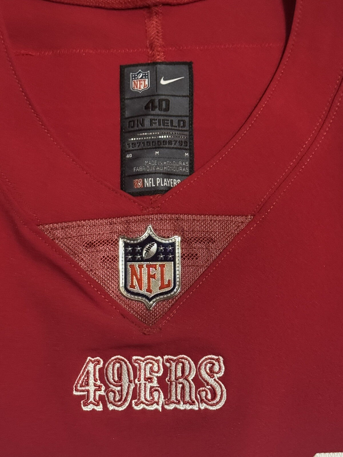 Kyle Jusczcyk San Francisco 49ers
Jersey #44 Nike Vapor Elite red
Size 40 (Medum) NFL