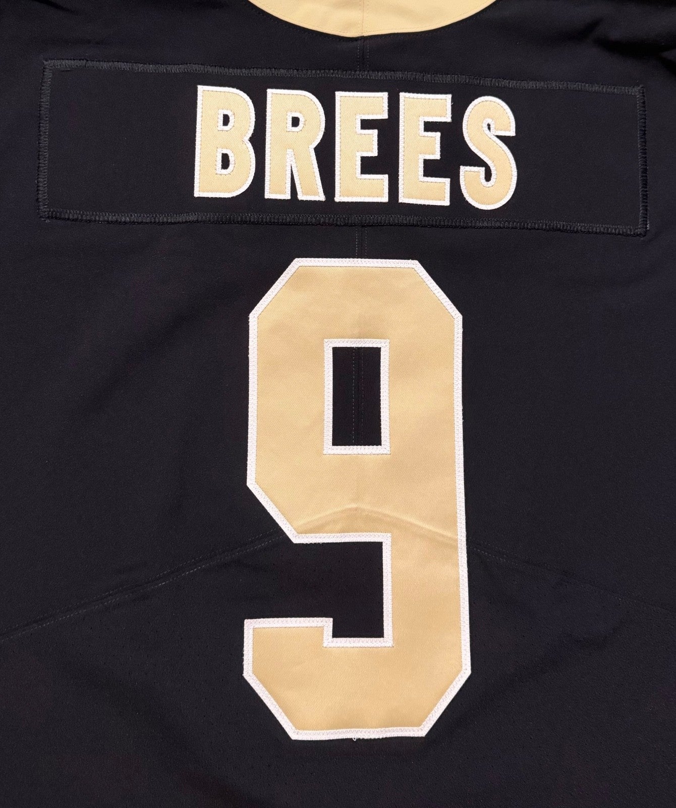 Authentic Drew Brees New Orleans Saints Jersey #9 Nike Vapor Elite Black Size 48 (XL) NFL