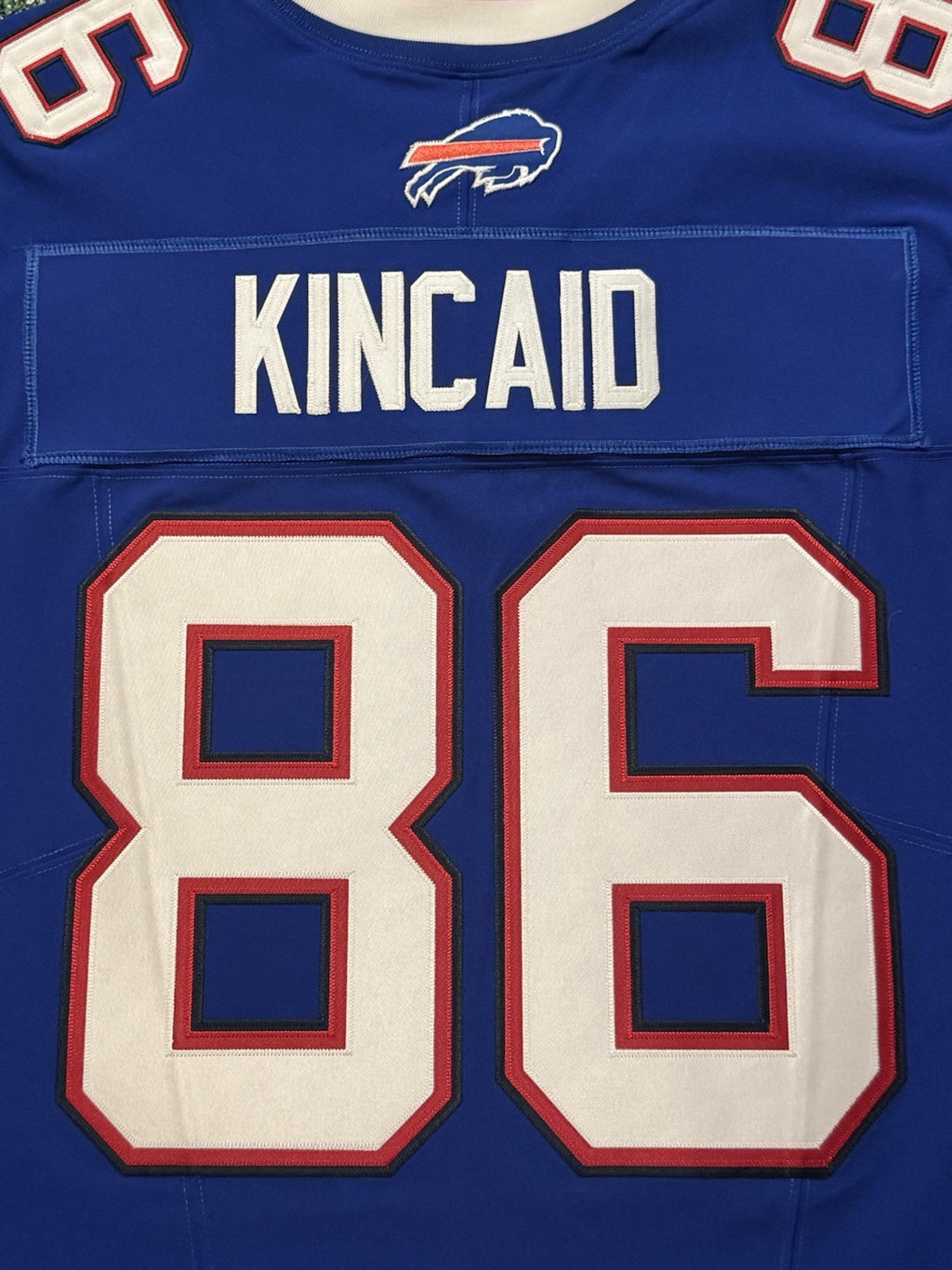 Dalton Kincaid Buffalo Bills Jersey #86 Nike Vapor Fuse Elite Blue Size 44 (L) NFL