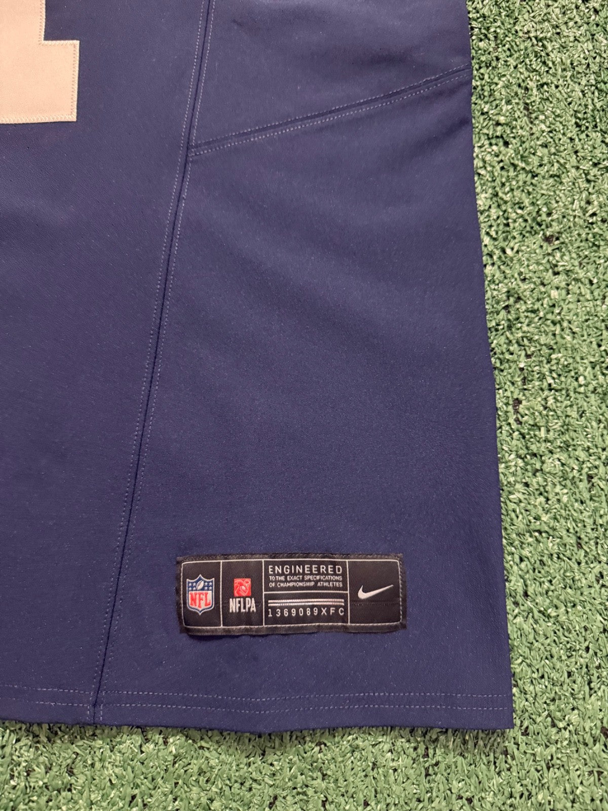 Dak Prescott Dallas Cowboys Jersey #4 Nike Vapor Fuse Elite Navy Size 44 (Large) NFL