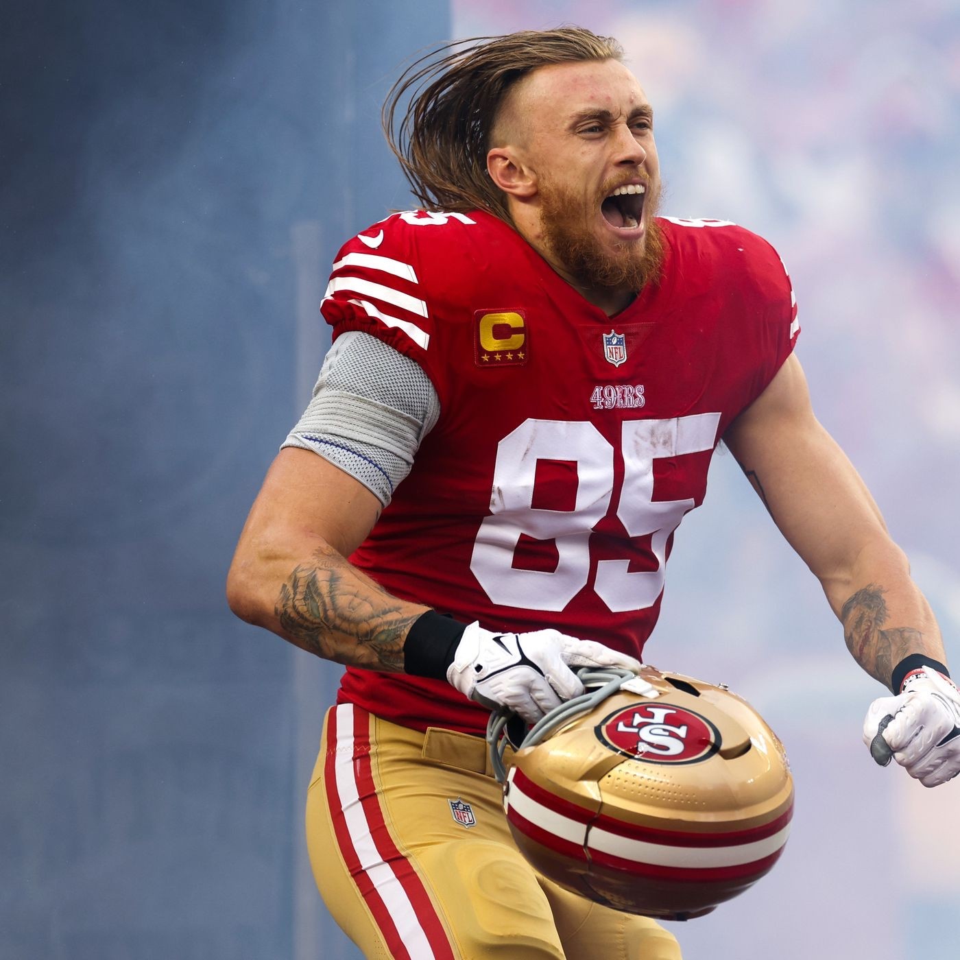 George Kittle San Francisco 49ers
Jersey #85 Nike Vapor Elite red
Size 44 (Large) NFL