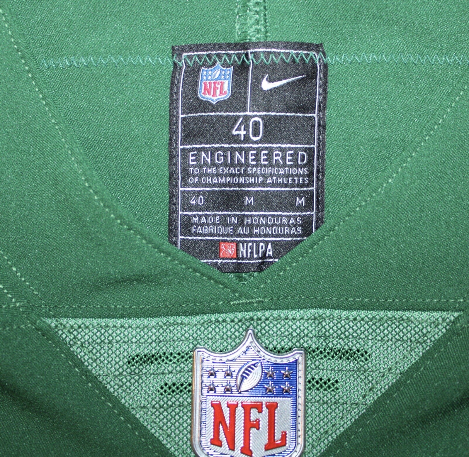 Aaron Rodgers New York Jets Jersey #8 Nike Vapor Elite Green Size 40 (M) NFL
