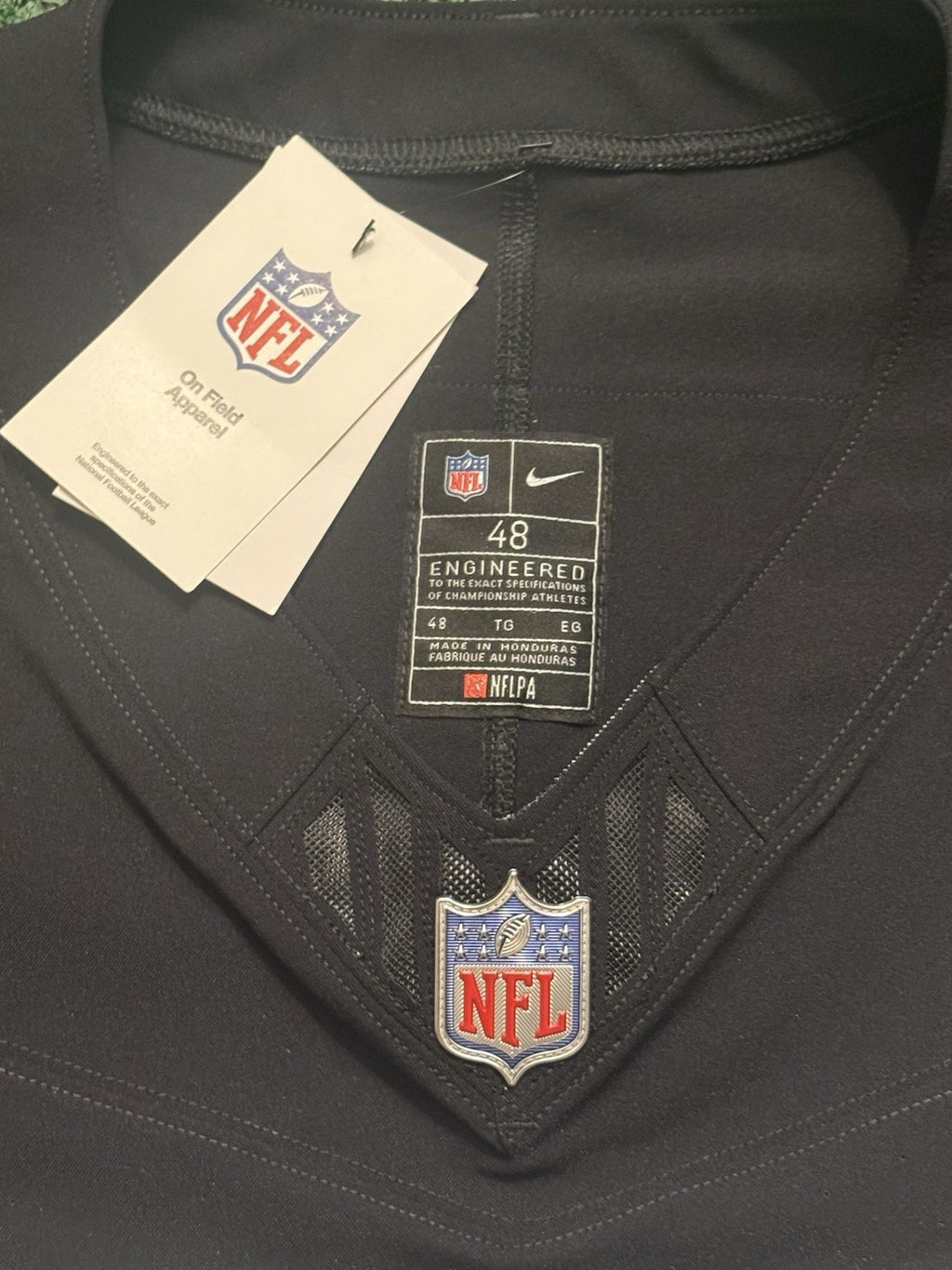 Brock Bowers Las Vegas Raiders Jersey #89 Nike Vapor Fuse Elite Black Size 48 (XL) NFL