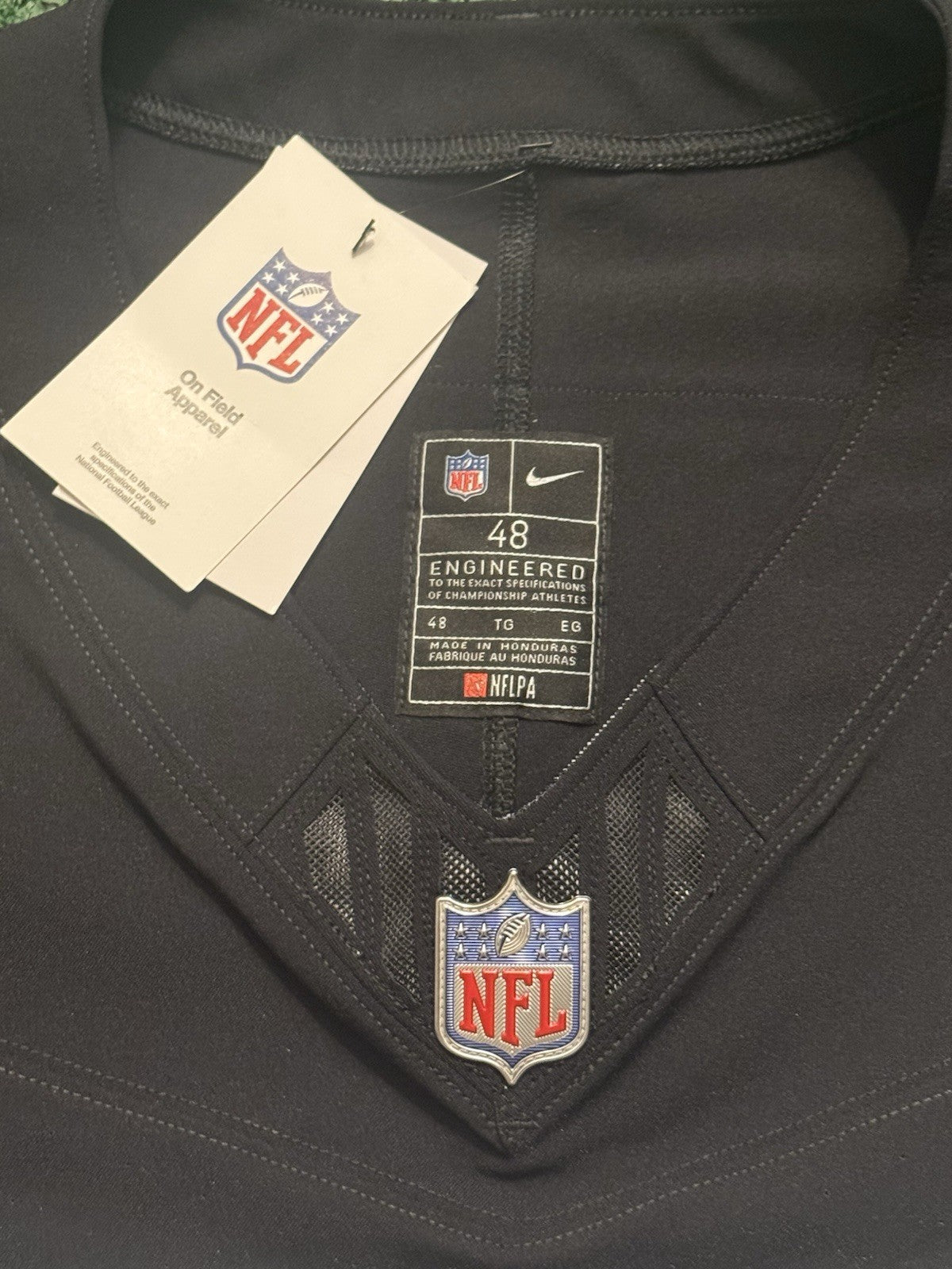 Brock Bowers Las Vegas Raiders Jersey #89 Nike Vapor Fuse Elite Black Size 48 (XL) NFL