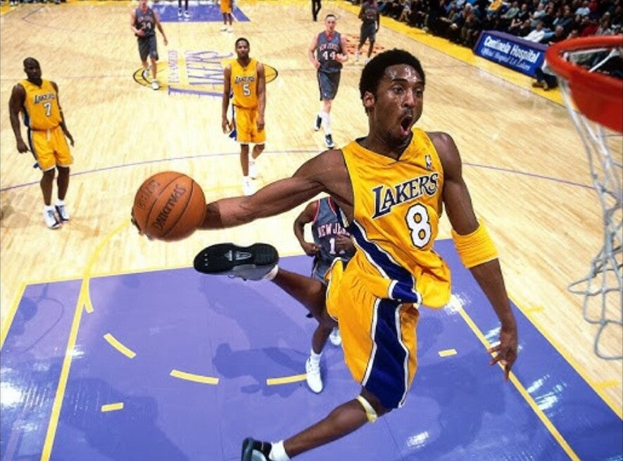 Kobe Bryant Los Angeles Lakers Jersey #8 Nike Authentic Gold Size 44 (L) NBA