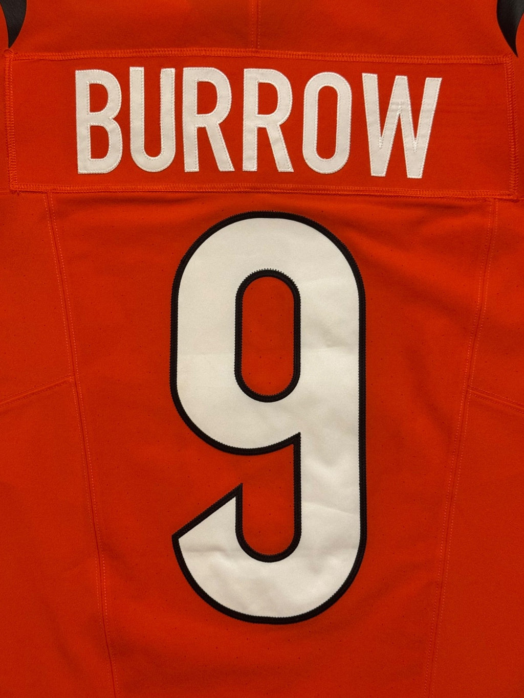 Joe Burrow Cincinnati Bengals Jersey #9 Nike Vapor FUSE Elite Orange Size 40 (M) NFL