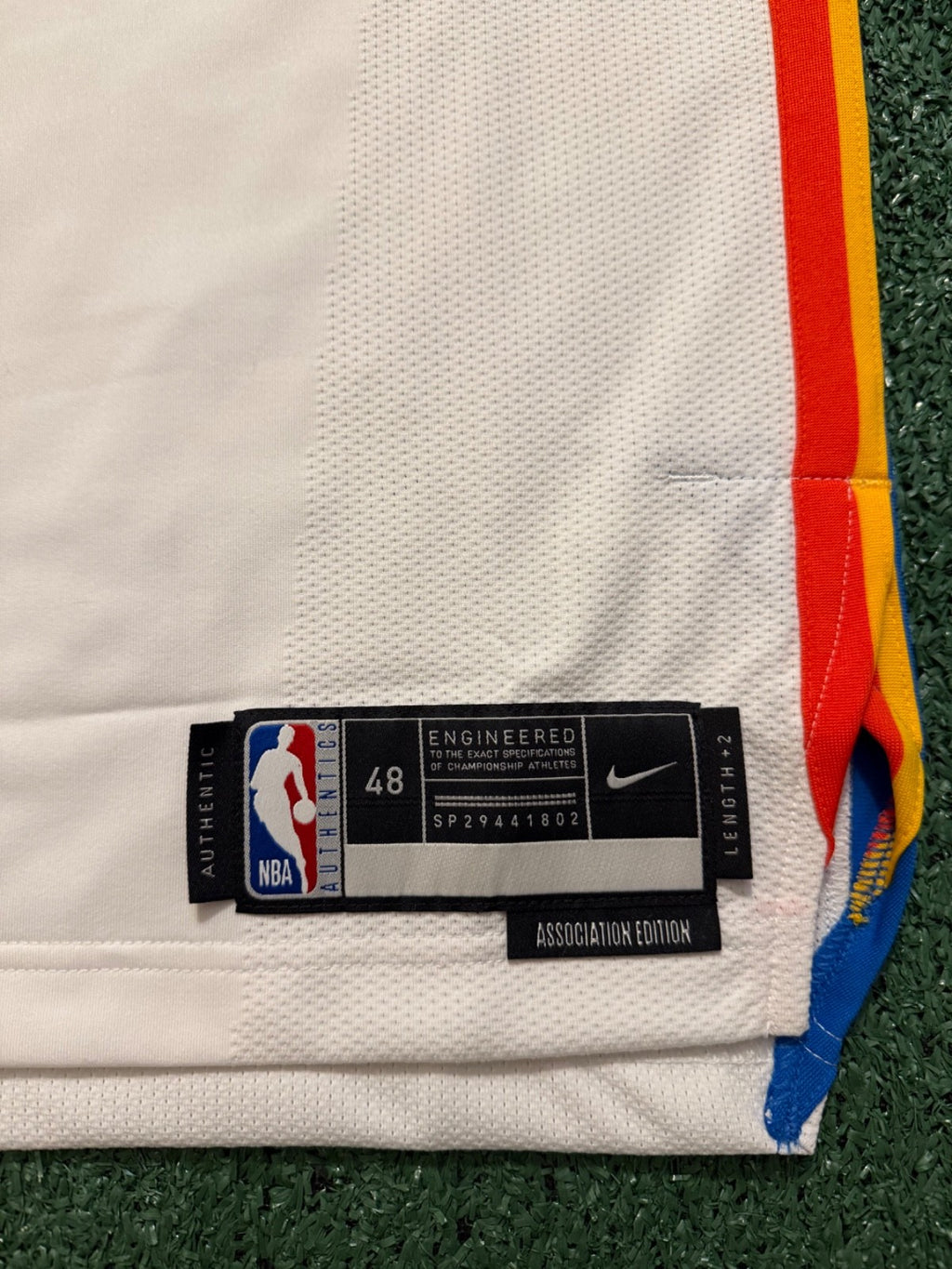 Chet Holmgren Oklahoma City Thunder Jersey #7 Nike ADV Authentic White Size 48 (L) NBA