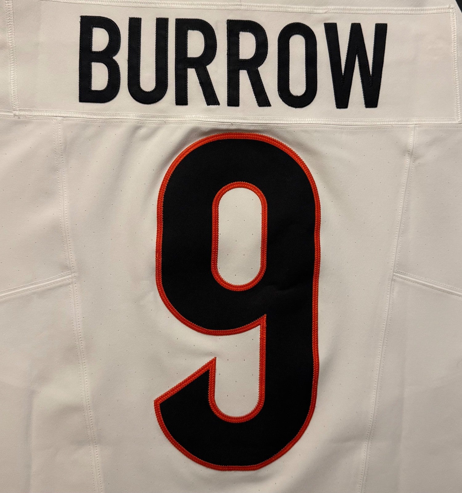 Joe Burrow Cincinnati Bengals Jersey #9 Nike Vapor FUSE Elite White Size 48 (XL) NFL