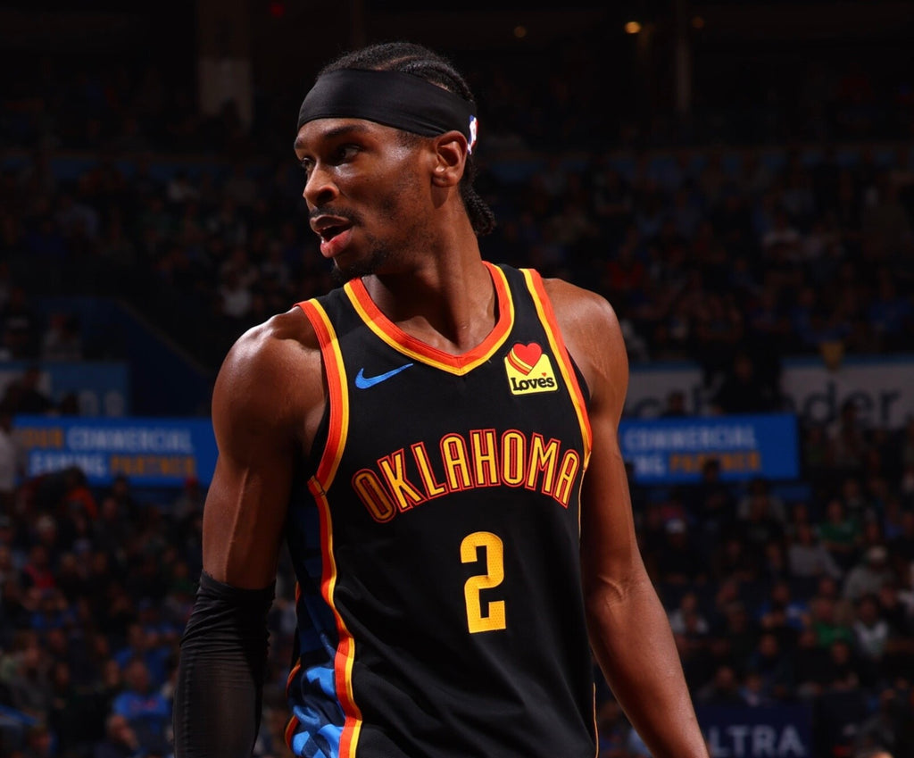 Shai Gilgeous-Alexander Oklahoma City Thunder Jersey #2 Nike ADV Authentic Black Size 44 (M) NBA