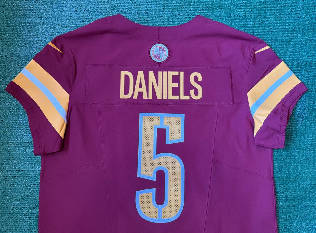 Jayden Daniels Washington Commanders Jersey #5 Nike Vapor Fuse Elite red size 48 (XL) NFL
