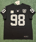 Maxx Crosby Las Vegas Raiders Jersey #98 Nike Vapor Fuse Elite Black Size 48 (XL) NFL