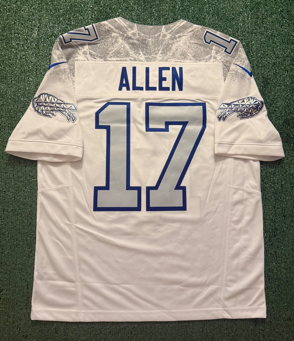 Josh Allen Buffalo Bills Jersey #17 Nike Vapor Fuse Limited Rivalry White Size M NFL