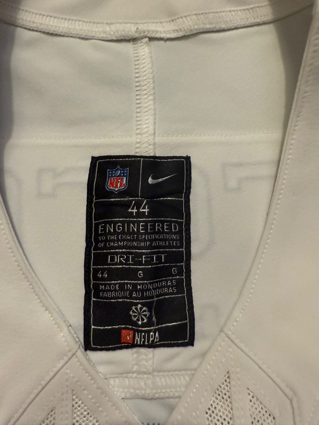 Dak Prescott Dallas Cowboys Jersey #4 Nike Vapor FUSE Elite White Size 44 (Large) NFL