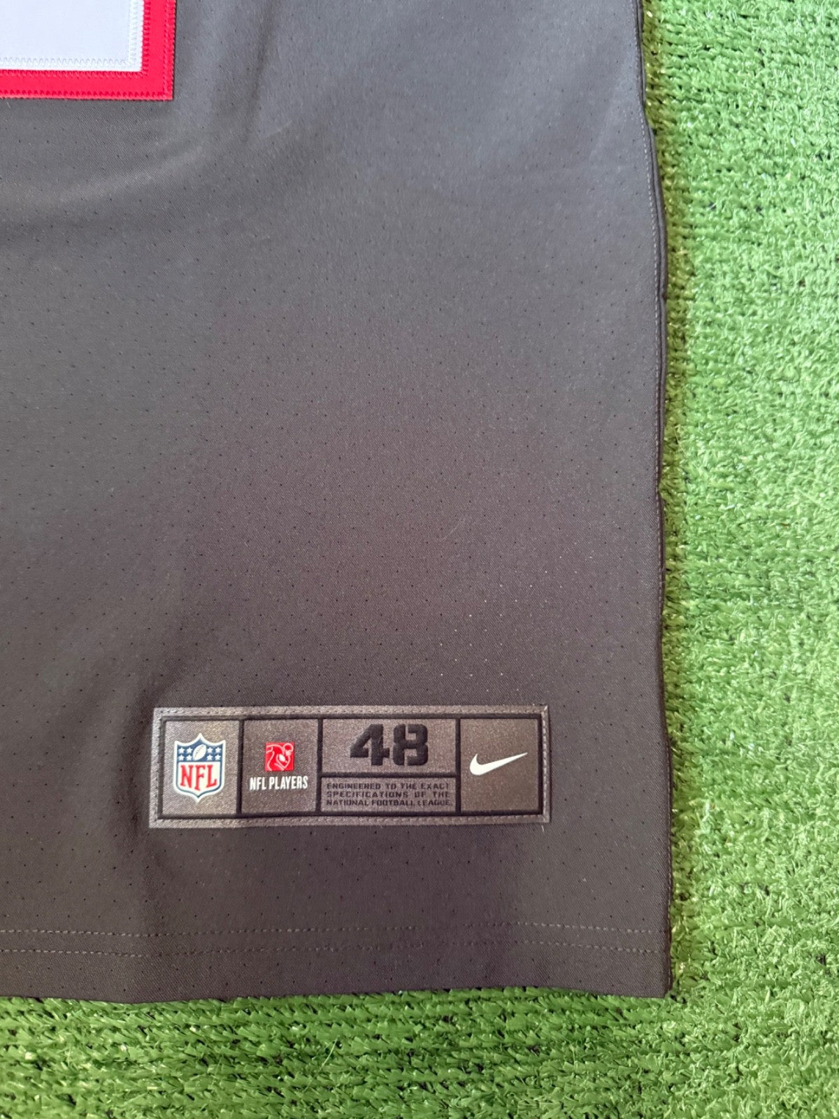 Tom Brady Tampa Bay Buccaneers Jersey #12 Nike Vapor Elite Gray size 48 (XL) NFL