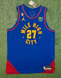Jamal Murray Denver Nuggets Jersey #27 Nike ADV Authentic Blue Size 52 (XL) NBA