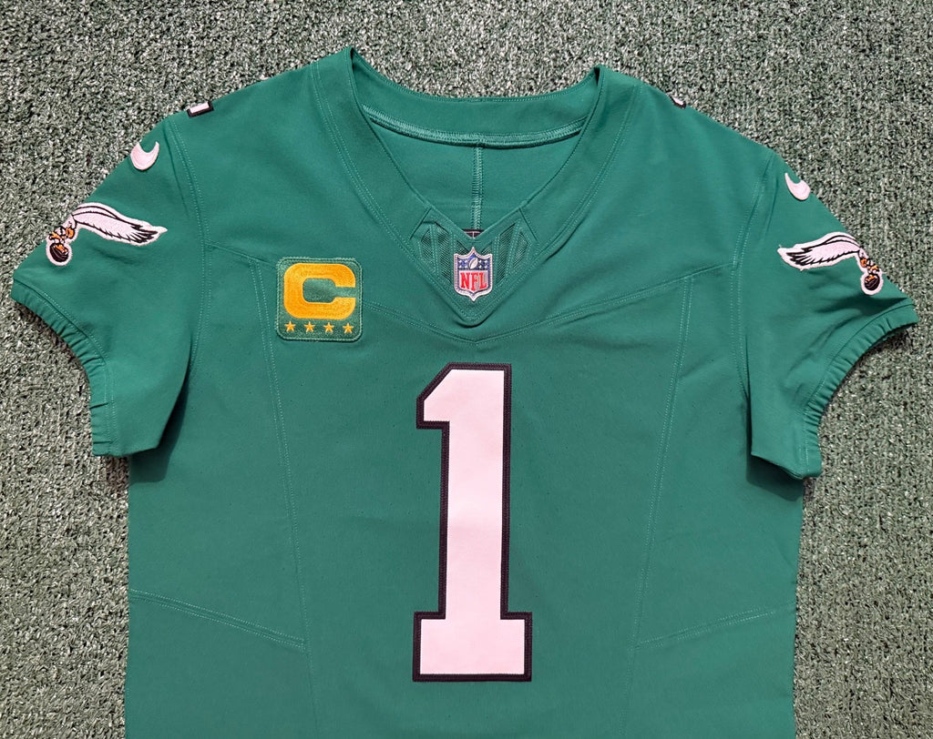 Jalen Hurts Philadelphia Eagles Jersey #1 Nike Vapor FUSE Elite Kelly Green size 40 (Medium) NFL