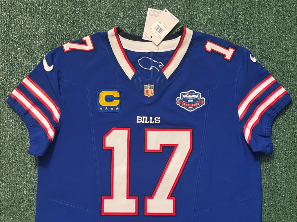 Josh Allen Buffalo Bills Jersey #17 Nike Vapor Fuse Elite Blue Size 48 (XL) NFL