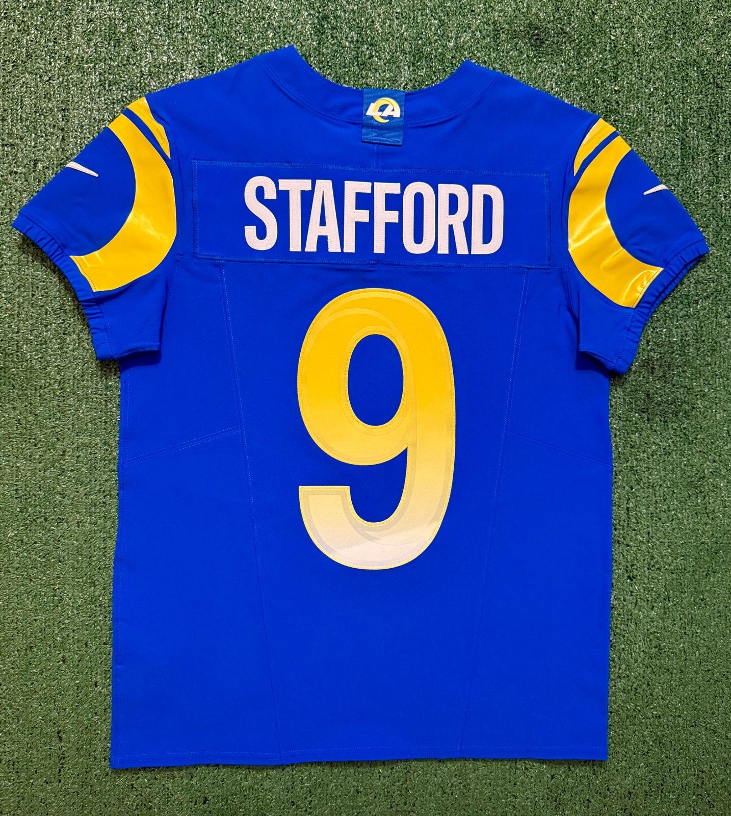 Matthew Stafford Los Angeles Rams Jersey #9 Nike Vapor FUSE Elite blue Size 40 (Medium) NFL