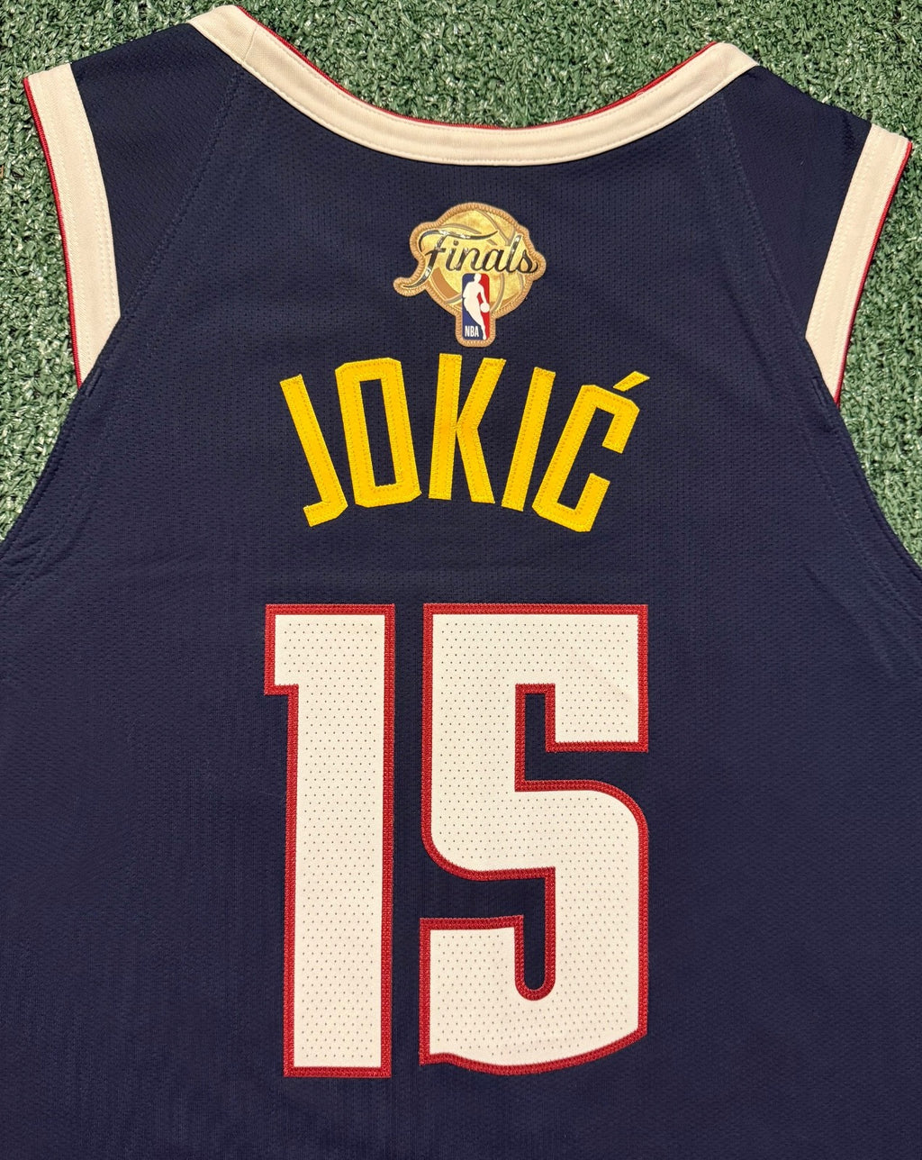 Nikola Jokic Denver Nuggets Jersey #15 Nike ADV Authentic Navy Size 48 (L) NBA