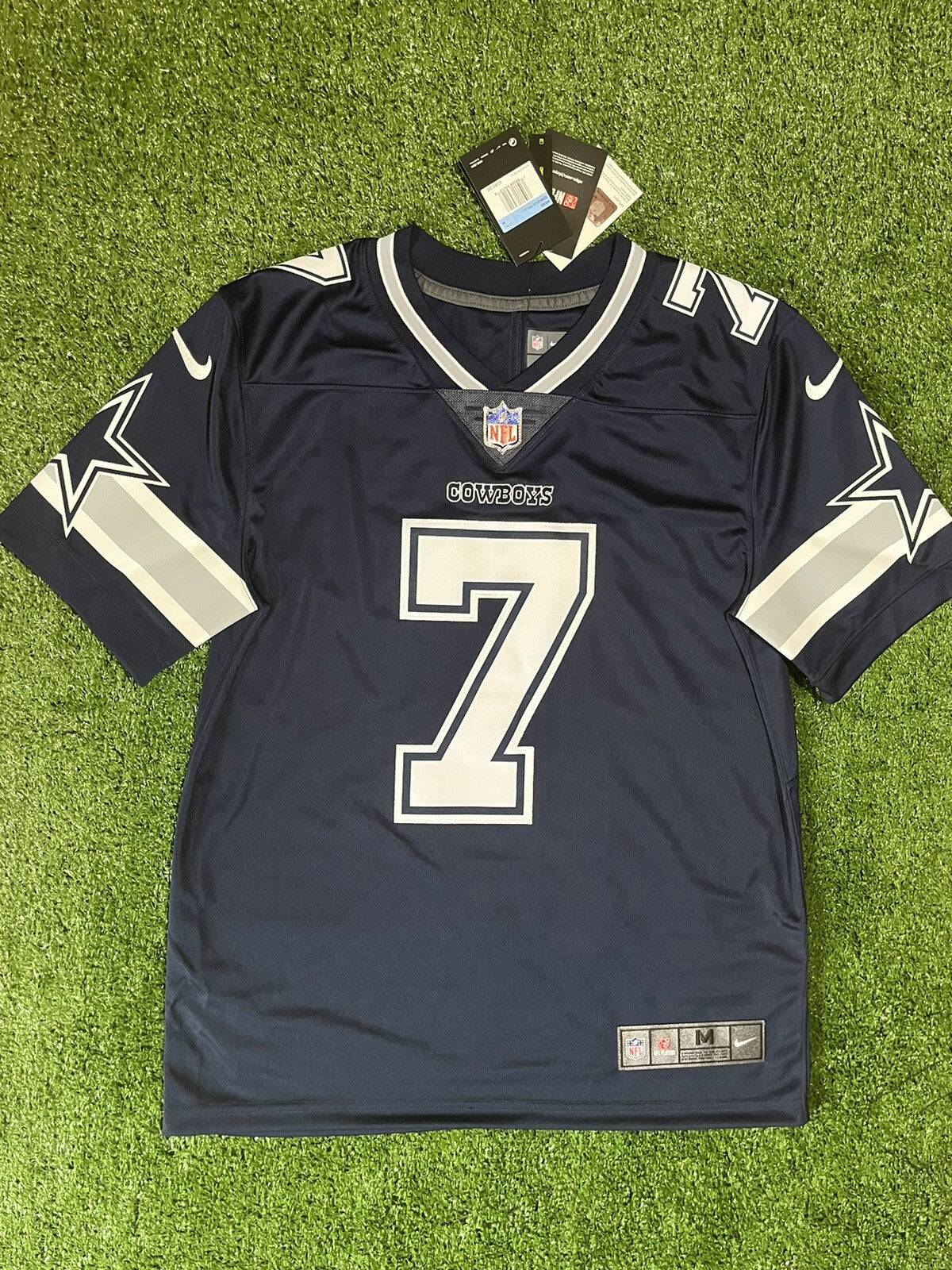 Trevon Diggs Dallas Cowboys Jersey #7 Nike Vapor Limited Navy Size (Medium) NFL