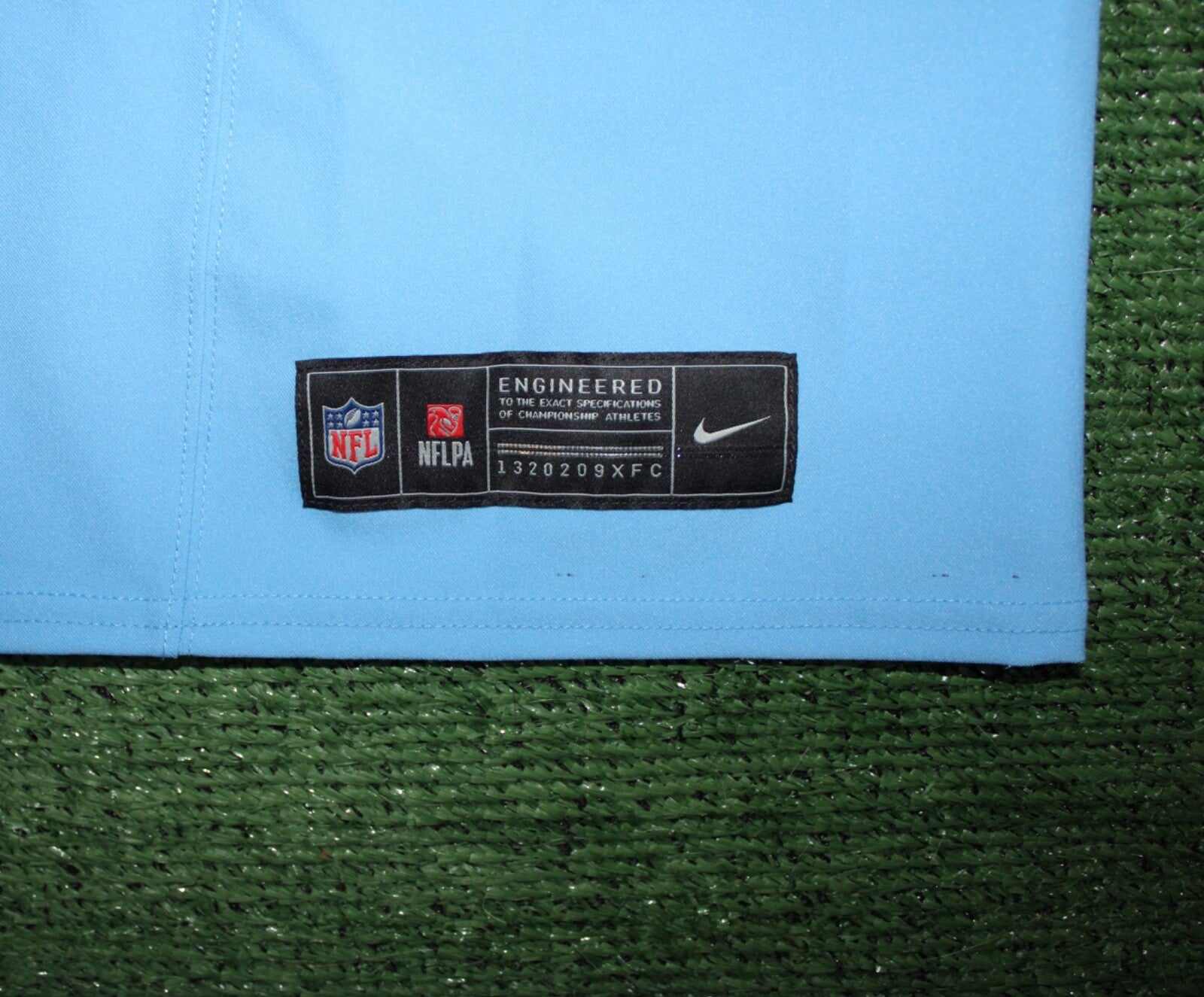 L'Jarius Sneed Tennessee Titans Jersey #38 Nike Vapor Fuse Elite Blue Size 44 (L) NFL
