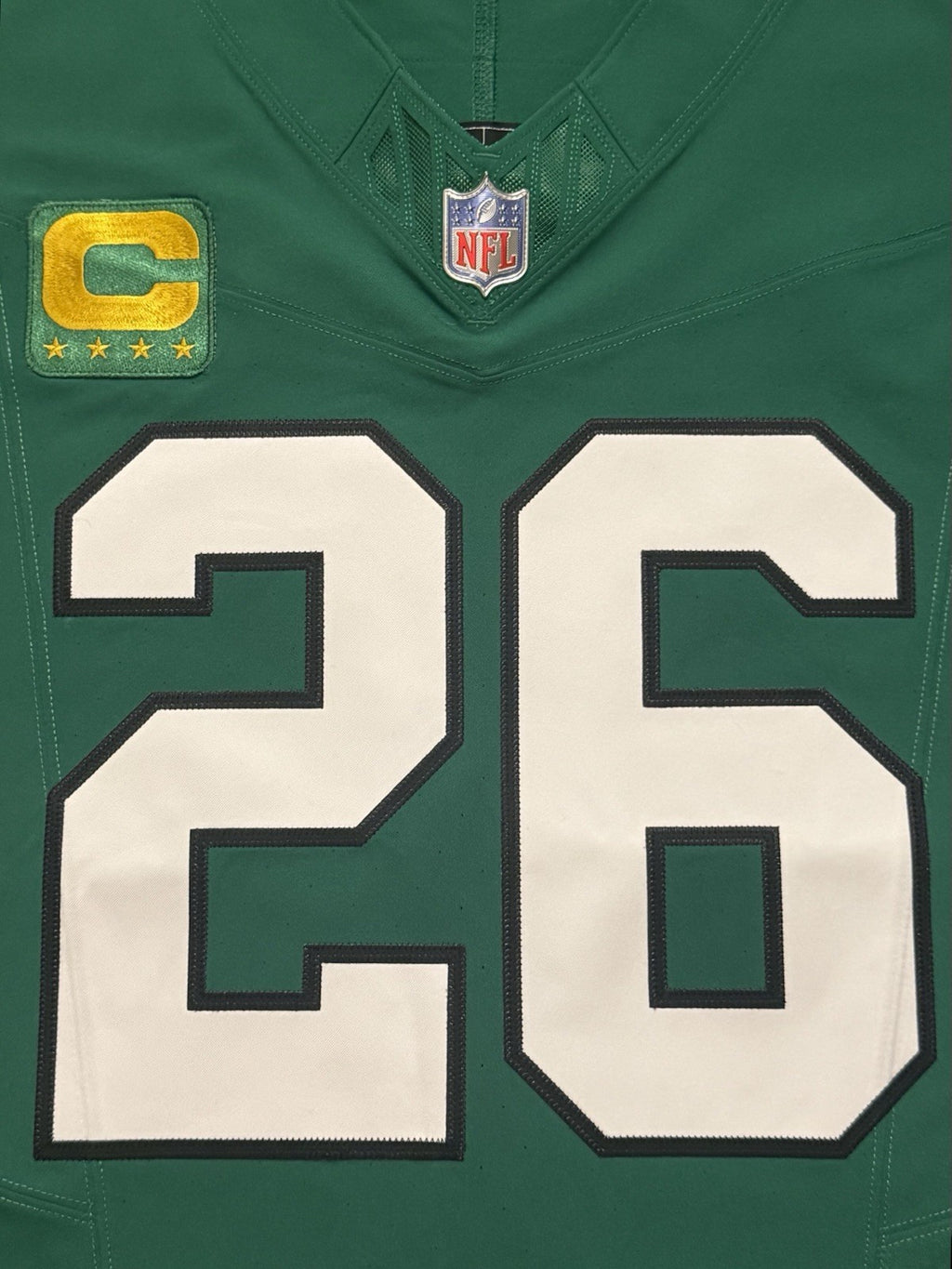 Saquon Barkley Philadelphia Eagles Jersey #26 Nike Vapor FUSE Elite Kelly Green Size 48 (XL) NFL