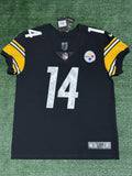 George Pickens Pittsburgh Steelers Jersey #14 Nike Vapor Elite Black Size 44 (L) NFL