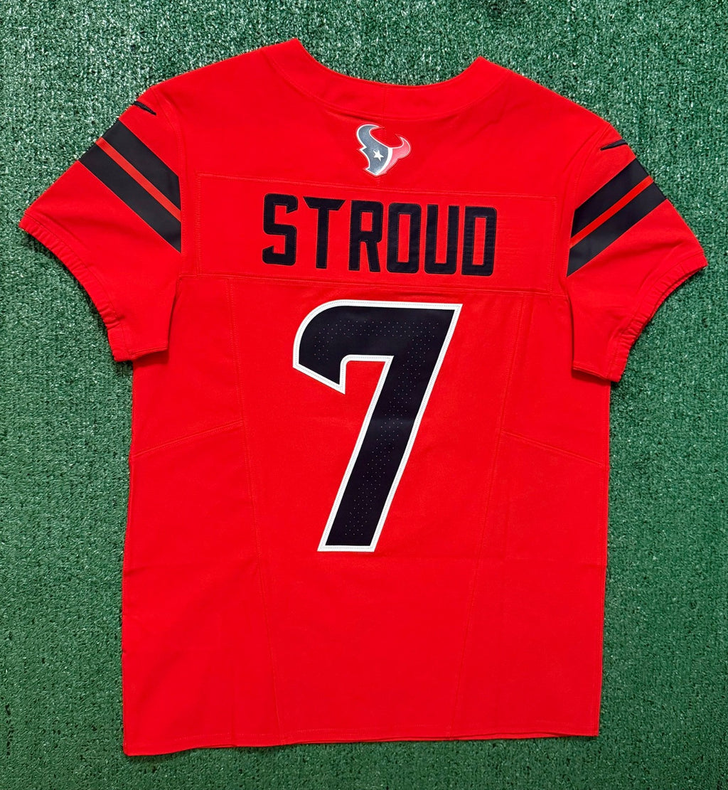 CJ Stroud Houston Texans Jersey #7 Nike Vapor Fuse Elite Red Size 40 (M) NFL