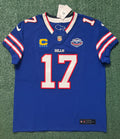 Josh Allen Buffalo Bills Jersey #17 Nike Vapor Fuse Elite Blue Size 48 (XL) NFL