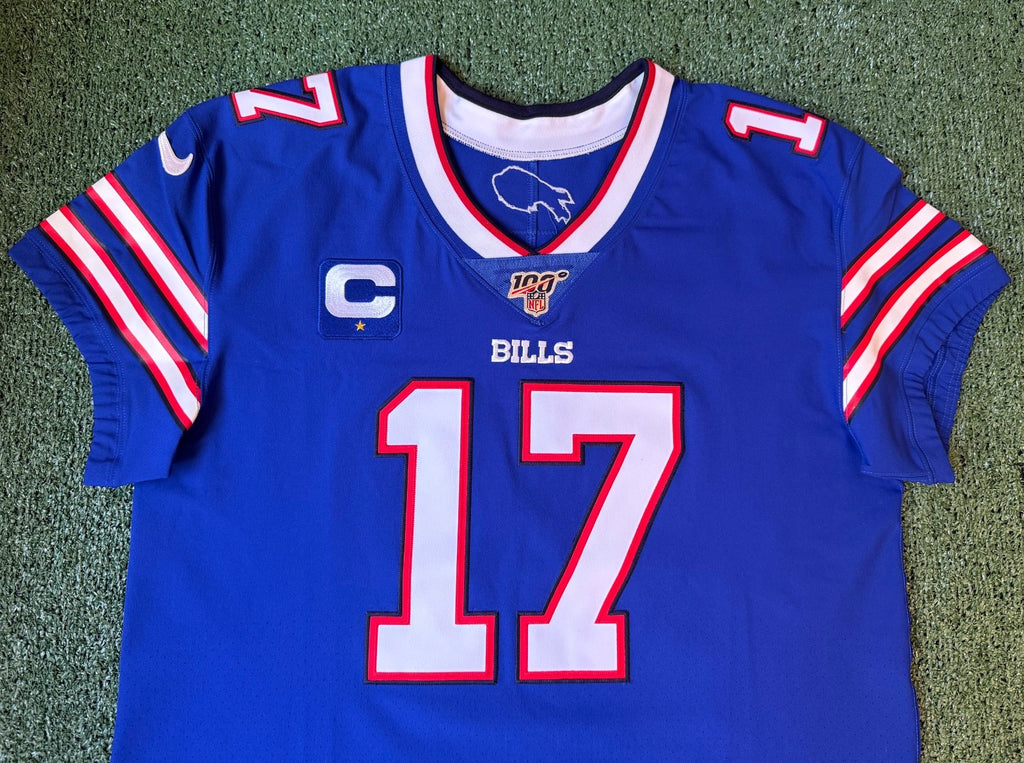 Josh Allen Buffalo Bills Jersey #17 Nike Vapor Elite Blue Size 48 (XL) NFL
