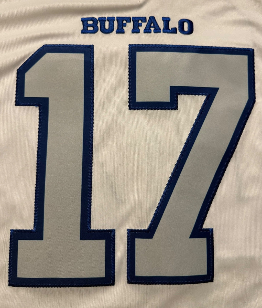 Josh Allen Buffalo Bills Jersey #17 Nike Vapor Fuse Limited Rivalry White Size L NFL