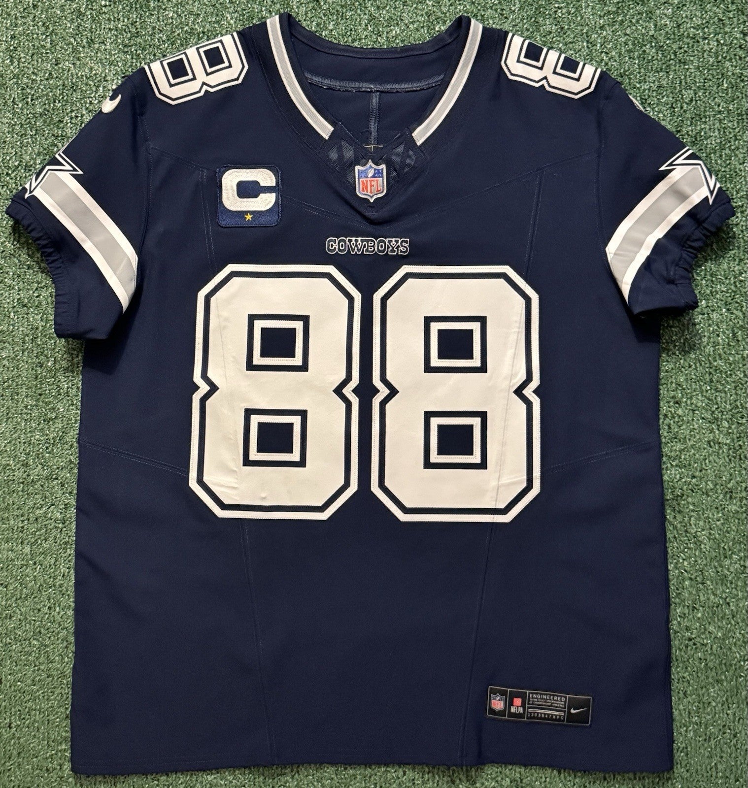 Ceedee Lamb Dallas Cowboys jersey #88 Nike Vapor FUSE Elite Navy size 44 (Large) NFL