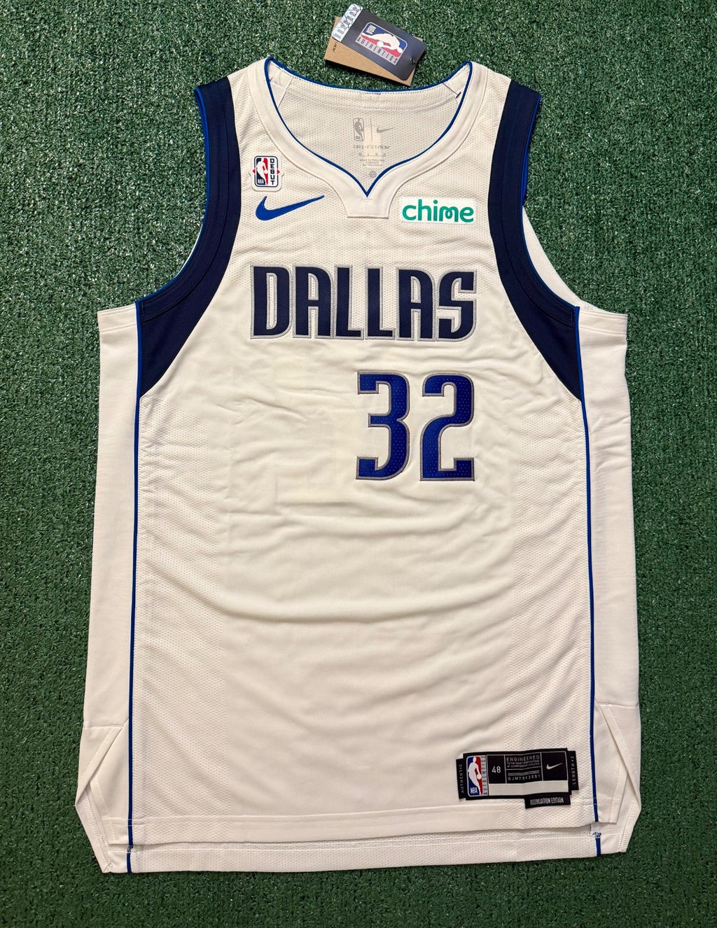 Cooper Flagg Dallas Mavericks Jersey #32 Nike ADV White Size 48 (Large) NBA