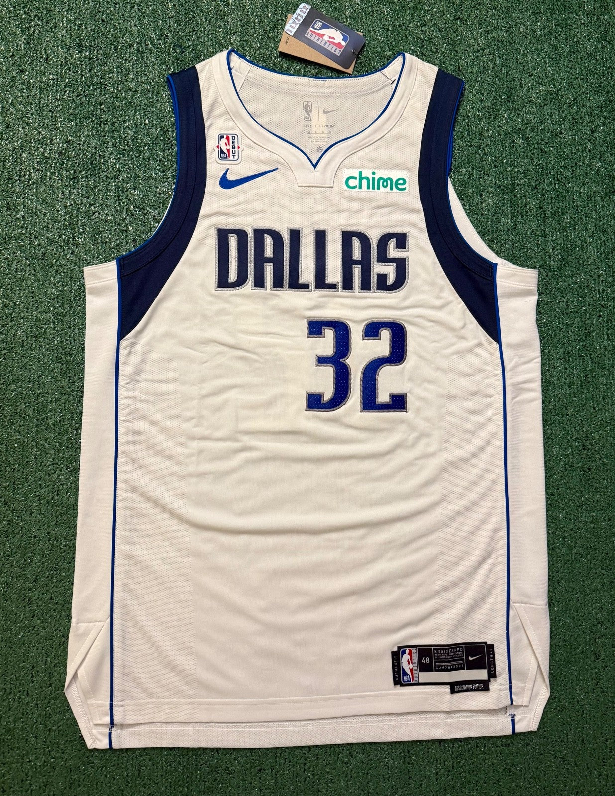 Cooper Flagg Dallas Mavericks Jersey #32 Nike ADV White Size 48 (Large) NBA