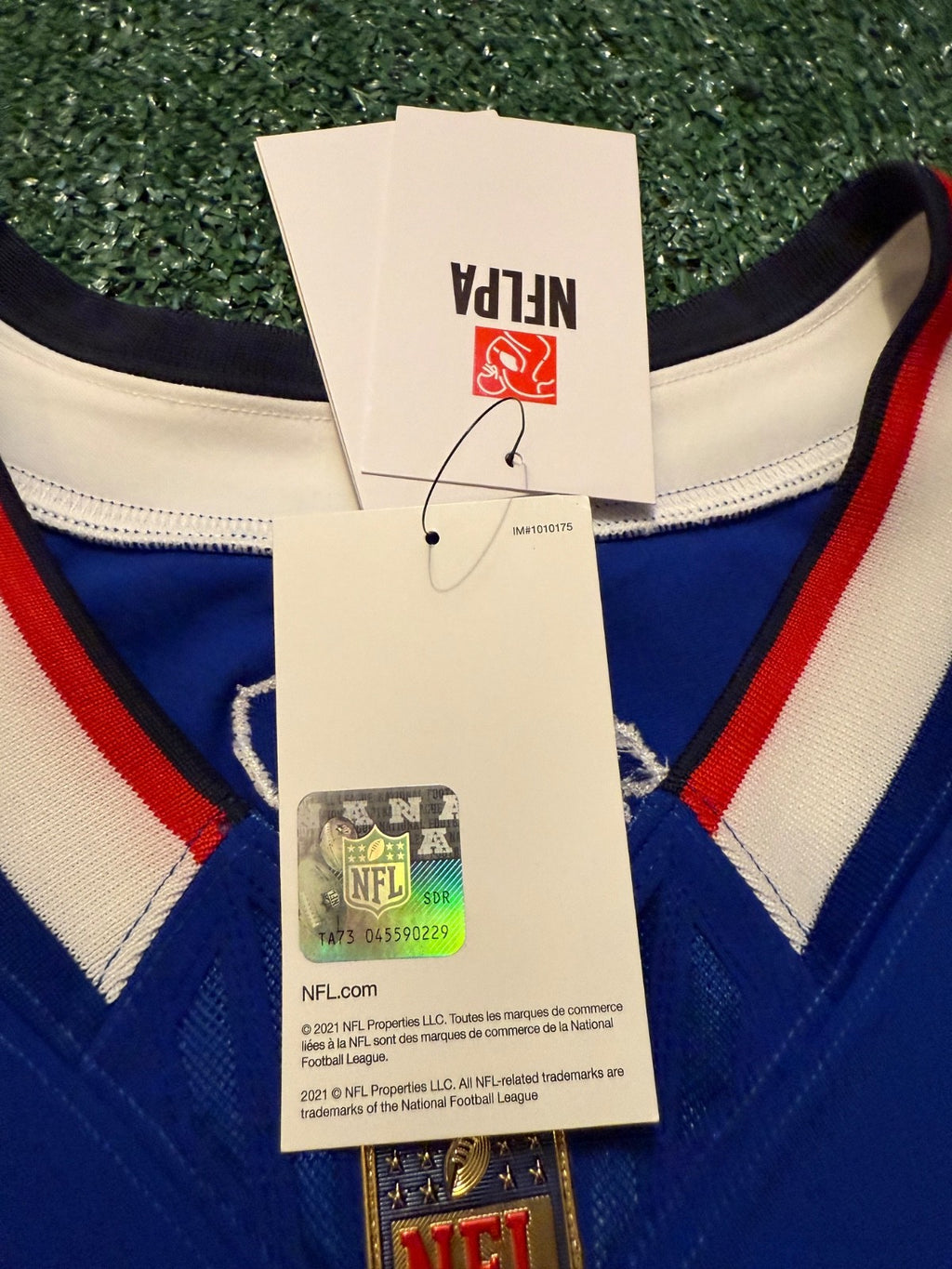 Josh Allen Buffalo Bills Jersey #17 Nike Vapor Fuse Elite Blue Size 44 (L) NFL